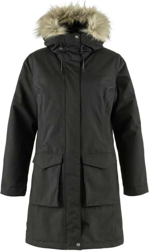 FJÄLLRÄVEN NUUK Lite Parka W 550-BLACK 550-BLACK L