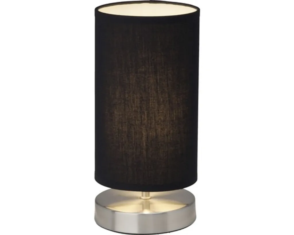Lampe de Chevet Noire Moderne avec Abat-jour Textile pour Chambre E14 - 5