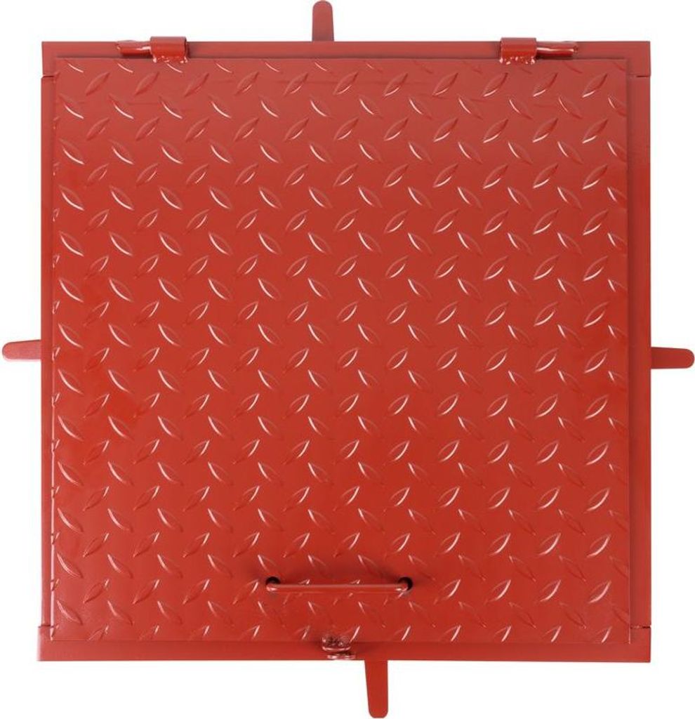 Couvercle de regard MC60, 600x600 mm, bordeaux, max. 150 kg Image du produit 