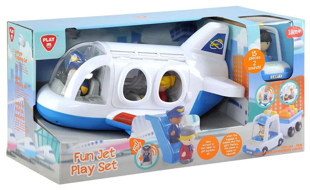 Jouet Avion de Transport avec Voitures et Effets Sonores - Modèle XL10