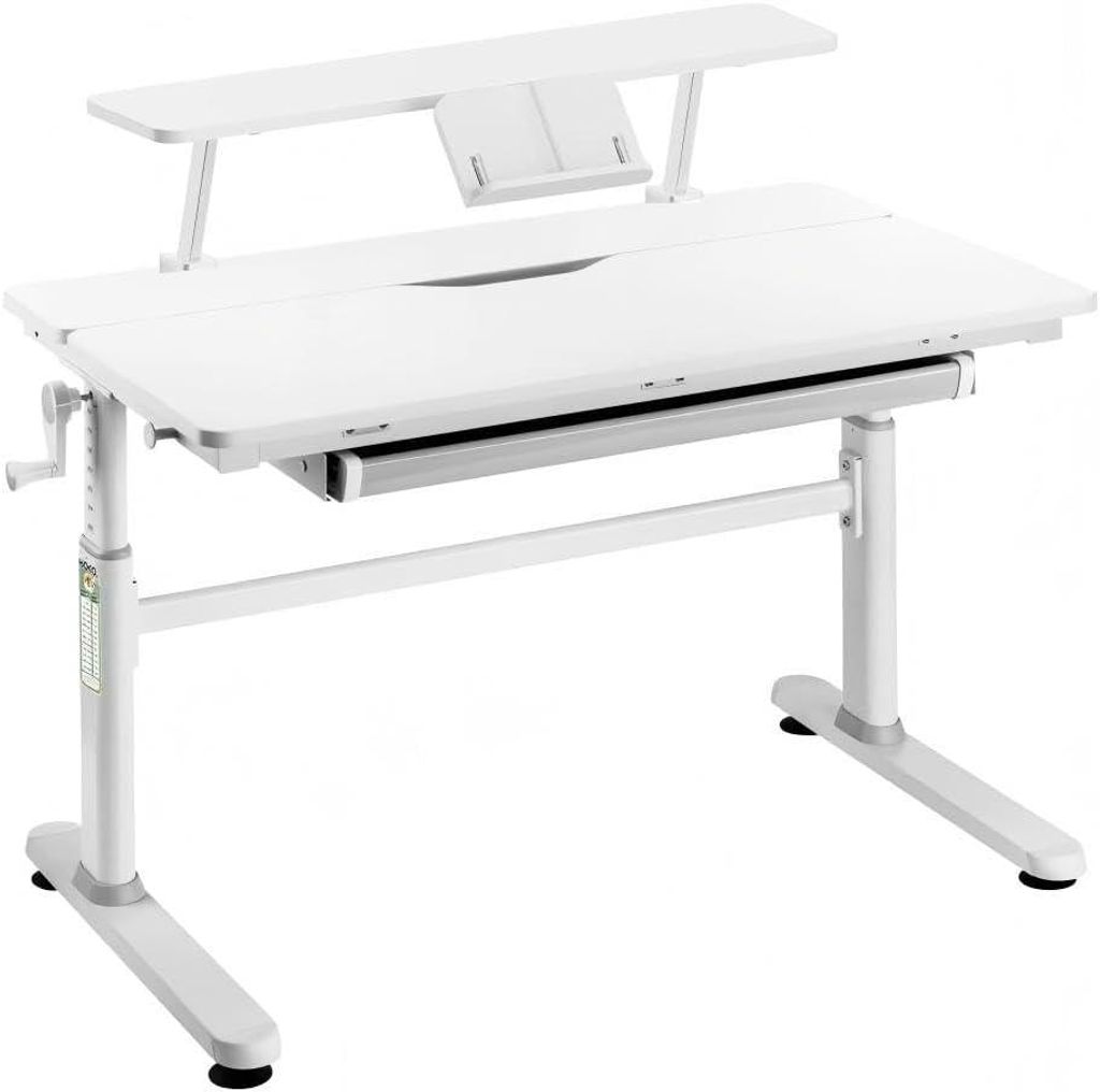 HOKO Kinderschreibtisch 100x60 cm höhenverstellbar mit Produktbild 