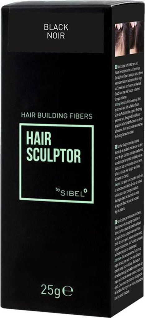 Sibel Hair Sculptor Hair Building Fibers Nero 25gr - verdickende Fasern