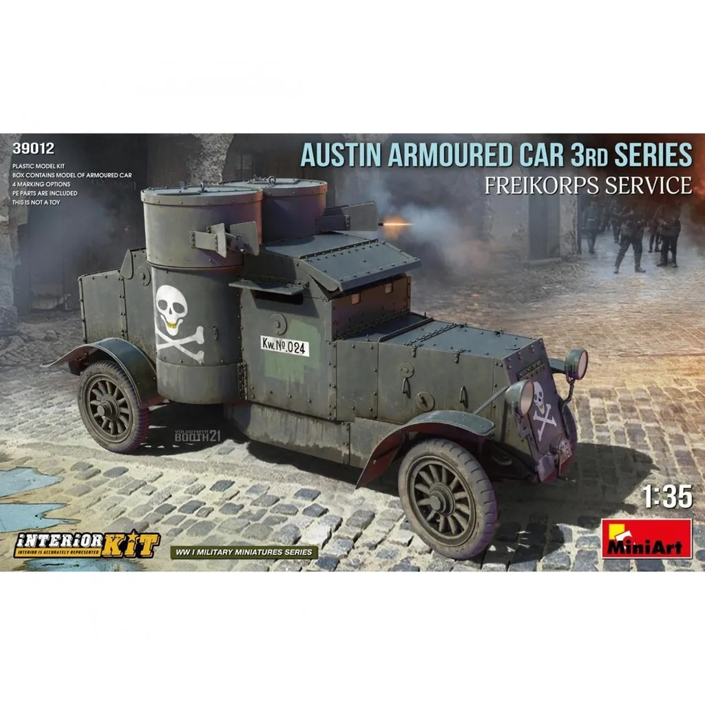 Construire un Diorama Historique Austin 3rd Series 1/35 MiniArt Blindé