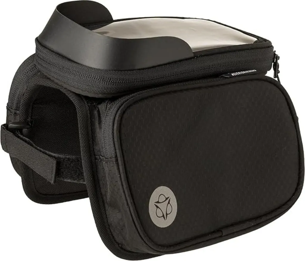 Agu Double Performance Straps DWR Sacoche de Cadre 1L Noir en Taille Unique