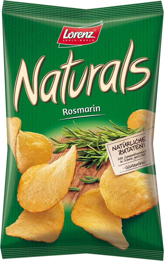 Lorenz Naturals Rosmarin Kartoffel Chips in Schale geröstet 95g