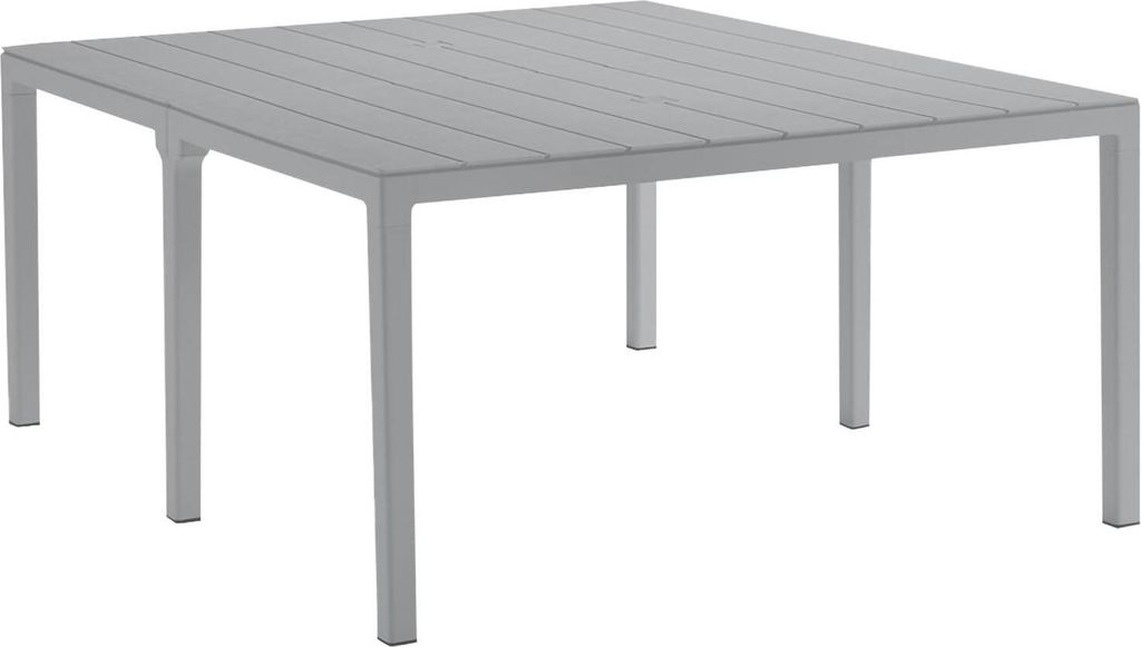 Gartentisch Campana, Picknickbasis, Mehrfachposition Garten-Esstisch, Mehrzweck-Außenbank, Italy, 292x86 h74 cm, Grau
