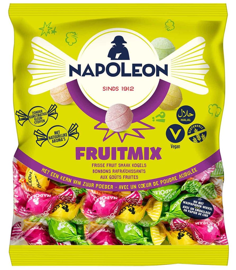 Napoleon bonbóny Fruitmix 1000 g sáček (ovocný prášek) Obrázek produktu 