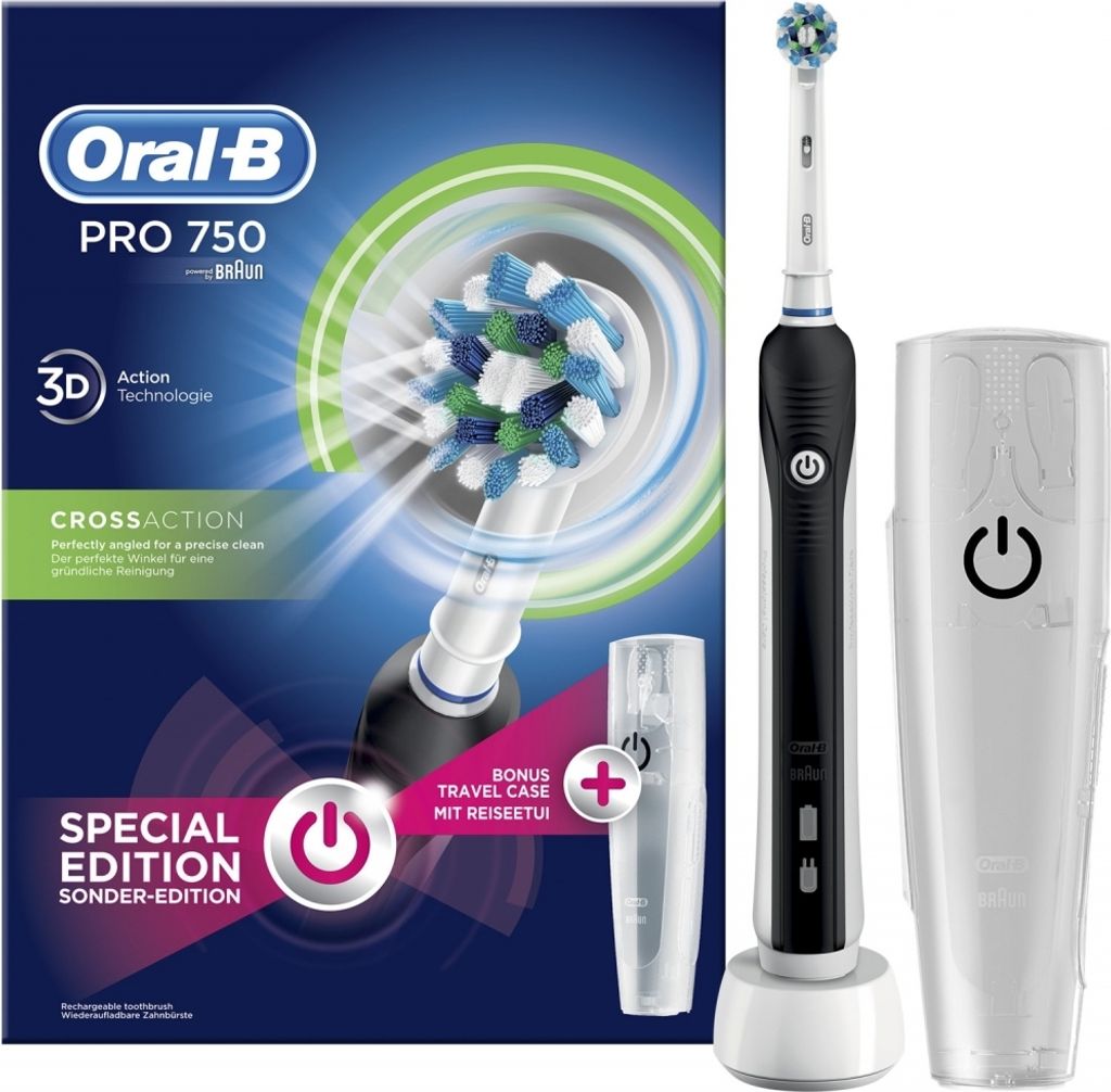 Oral-B PRO 750 CrossAction + pouzdro - Elektrický zubní Obrázek produktu