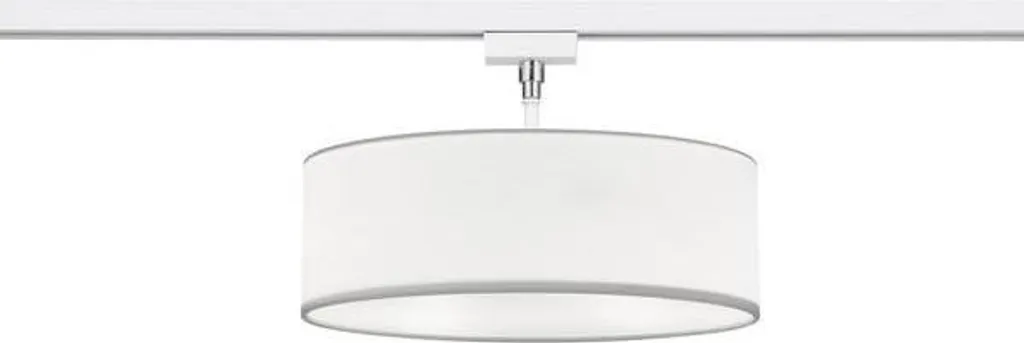 Plafonnier Chambre et Salon HOTEL TRIO en Tissu Blanc Moderne 2xE27