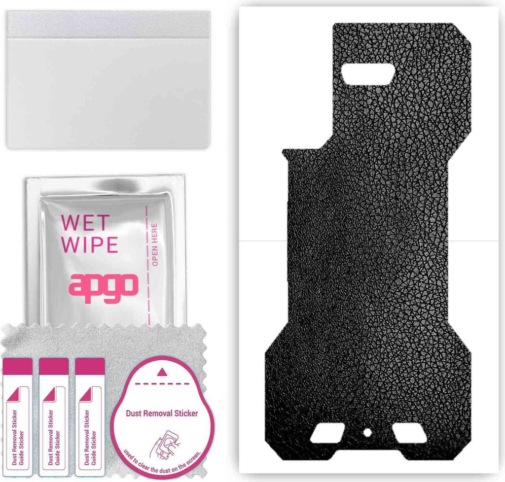apgo Rückseite Schutzfolie, Skin, kompatibel mit Cubot King Kong 5 Pro, Hinten Displayschutzfolie aus Vinylfolie, kratzfest, einfache Montage - Sc...