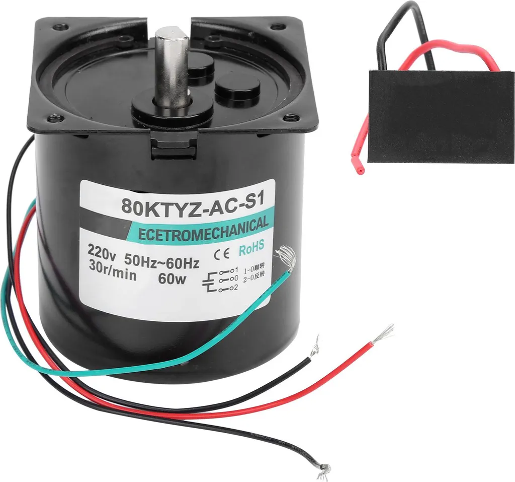 Moteur pour micromachines 220V 30 tr/min stable et facile à monter