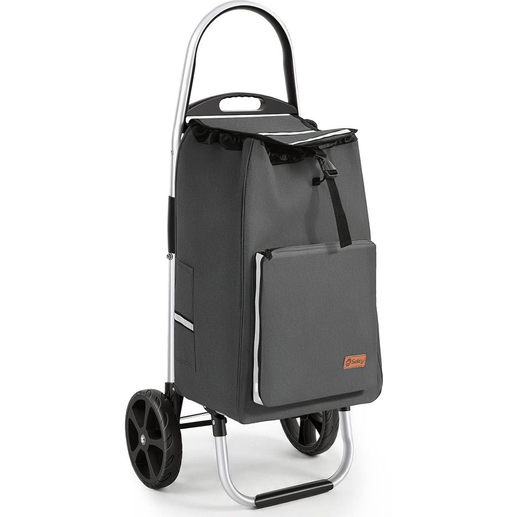 Sekey Klappbar Einkaufstrolley 2 Räder Aluminium, mit 50L Produktbild 