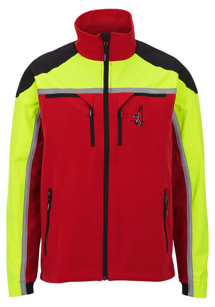 PFANNER Forstjacke Forest Light rot neongelb, Größe M Produktbild 