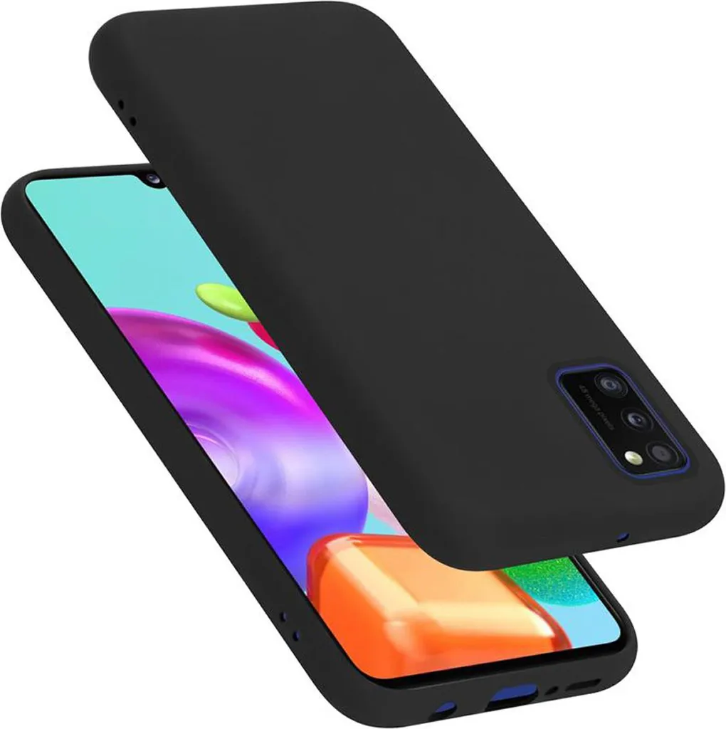 Cover Samsung A41 Cadorabo TPU - Protezione Cellulare Slim Fit Nero