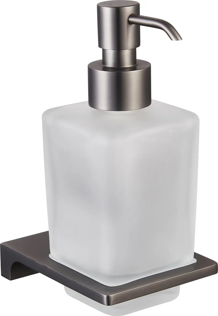 Distributeur de savon en métal solide gris NIL anti-corrosion