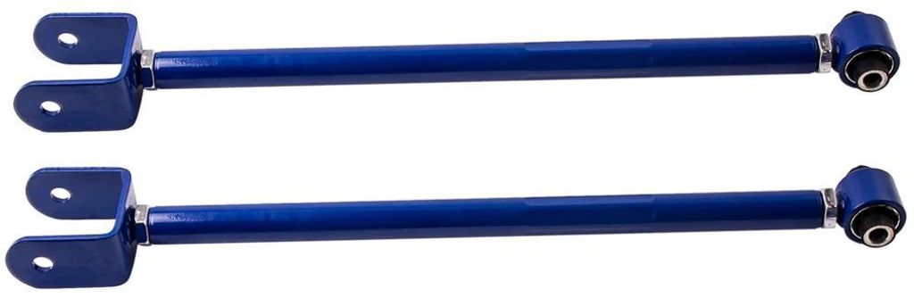 BMW E36 E46 3er 318-328 - Verstellbare hintere untere Sturzarme - Querlenker hinten - Stahl - 61,9 cm - Set 2 Stück