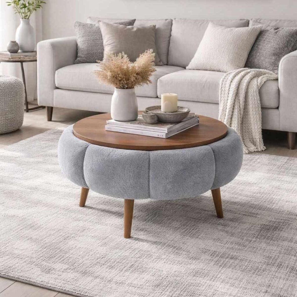 Hanah Home, Hochwertiger Nesting Tisch (3 Teile) Sapphire Produktbild 