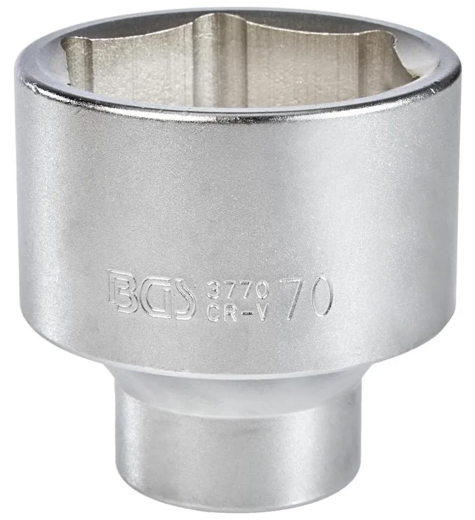Douille pour Clé Six Pans 25 mm - Embout 1 Pouce en Acier D-Work 75 mm - 5