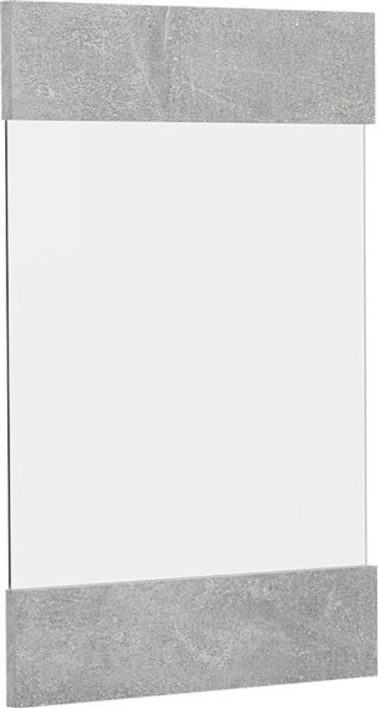 Küchenfront Vicco R-Line Beton 39.6 x 59 cm Möbelfront für den Hängeglasschrank, Model 30214