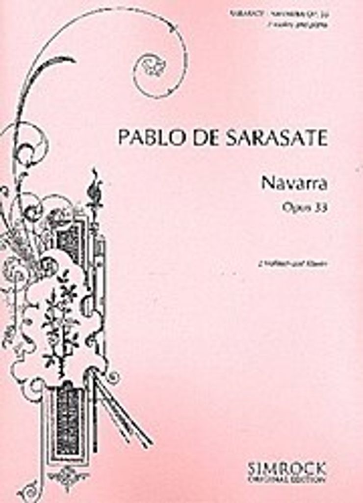 Navarra op.33 : für 2 Violinenund Klavier
