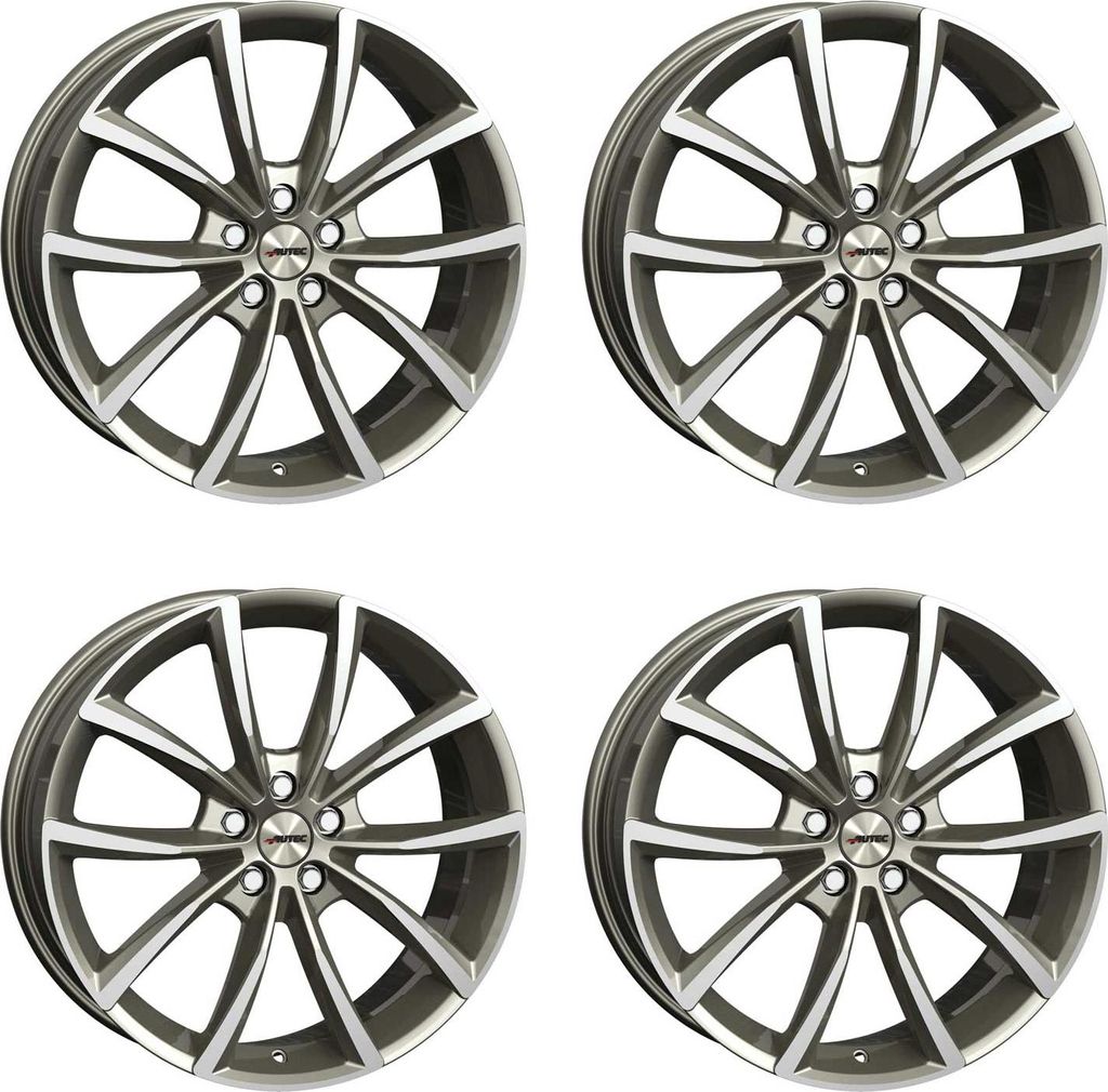 4 Autec Astana Felgen 7x17 5x108 SILP für Fiat Doblo Ulysse Scudo Aluräder5x108 SILP für Fiat Doblo Ulysse Scudo Aluräder