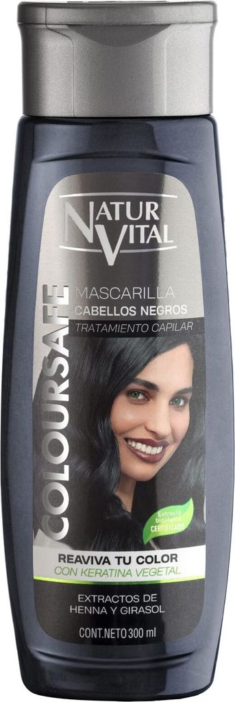 Natur Vital Masque Coloursafe Noir 300ML Image du produit 