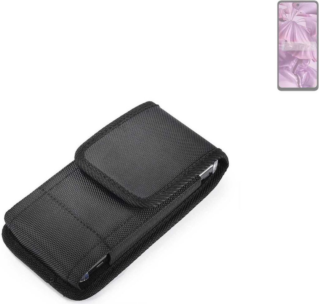 Holster Gürteltasche kompatibel mit HMD Pulse Holster Gürtel Tasche wasserabweisend Handy Hülle Schutz Hülle Outdoor schwarz K-S-Trade