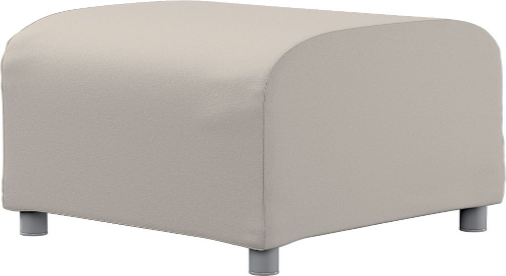 Dekoria Bezug für Klippan Hocker, hellbeige, Husse, Klippan Hocker