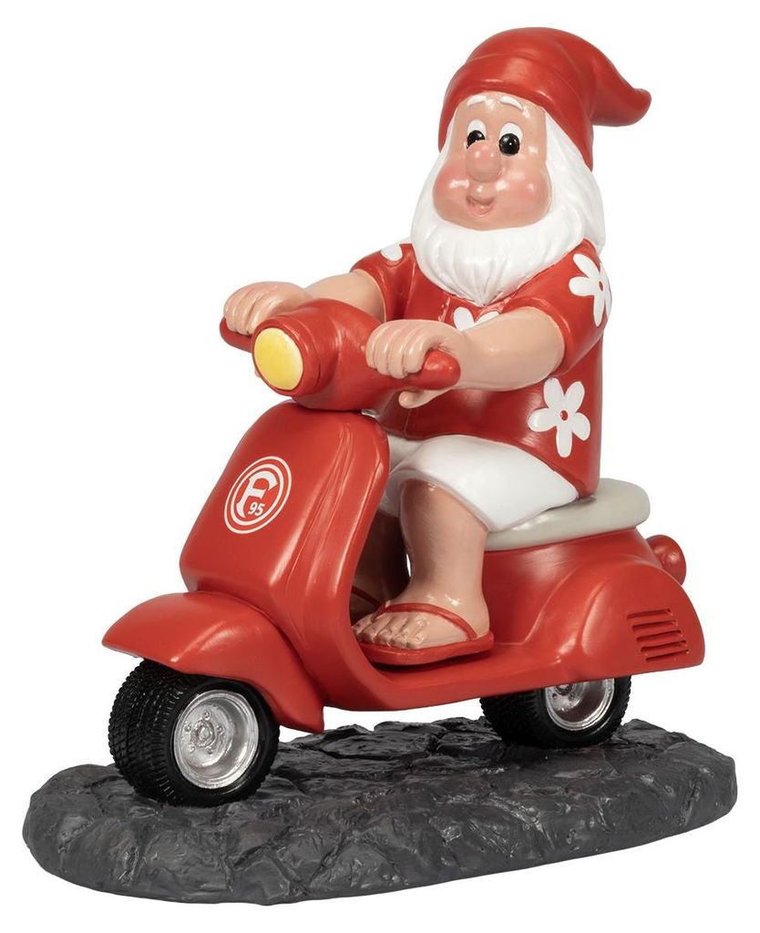 Fortuna Düsseldorf Gartenzwerg Vespa Produktbild 