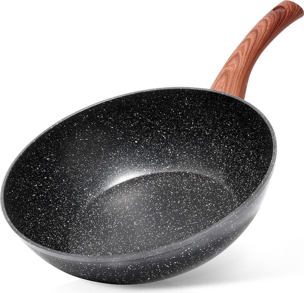 Granitová wok panvica BLACK&WOOD 28 cm Obrázok produktu 