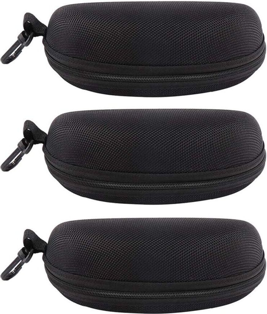 3 Stück Sonnenbrille Brillenetui Reißverschluss Hartschale Produktbild 