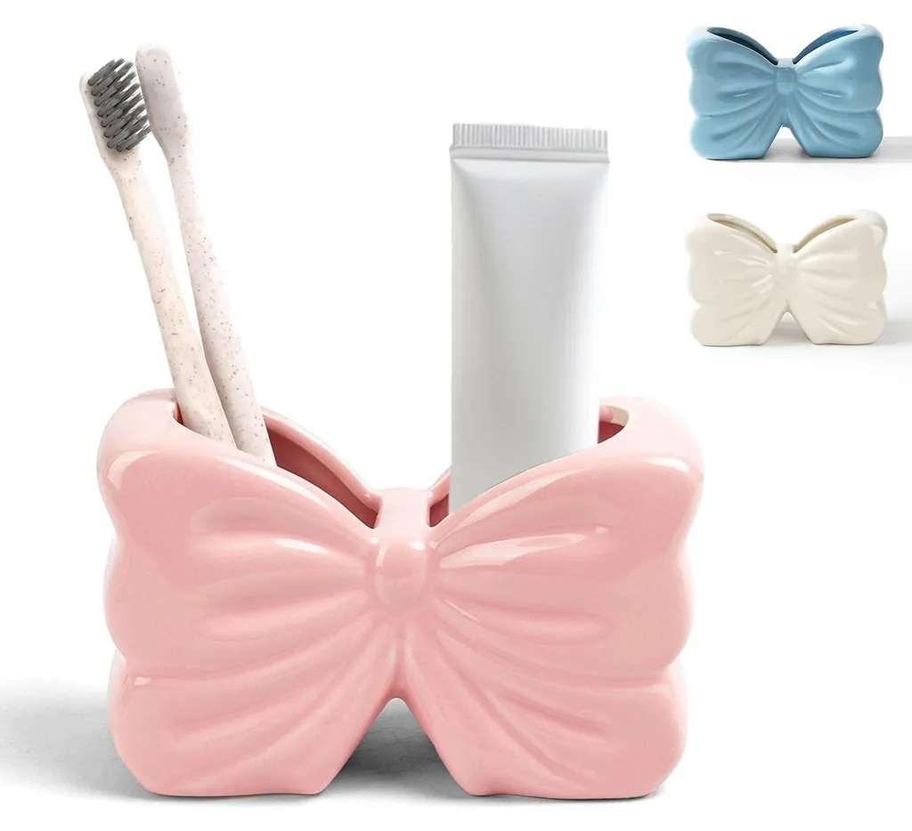 Porte-pinceaux de maquillage papillon pour organiser votre coiffeuse