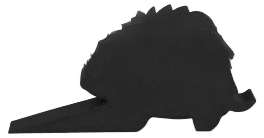 Gestreckter Türstopper in Tierform, keilförmig, rutschfest, windfest, kein Bohren erforderlich, stoßfest, für Zuhause, Büro, Teppichboden, Fli...
