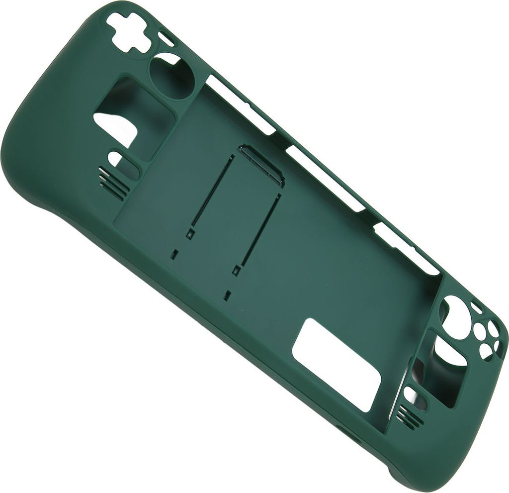 Kickstand Fall für Steam Deck Hände frei vollen Schutz Fingerabdruck Proof Schutzhülle für Steam Deck (OD Green)
