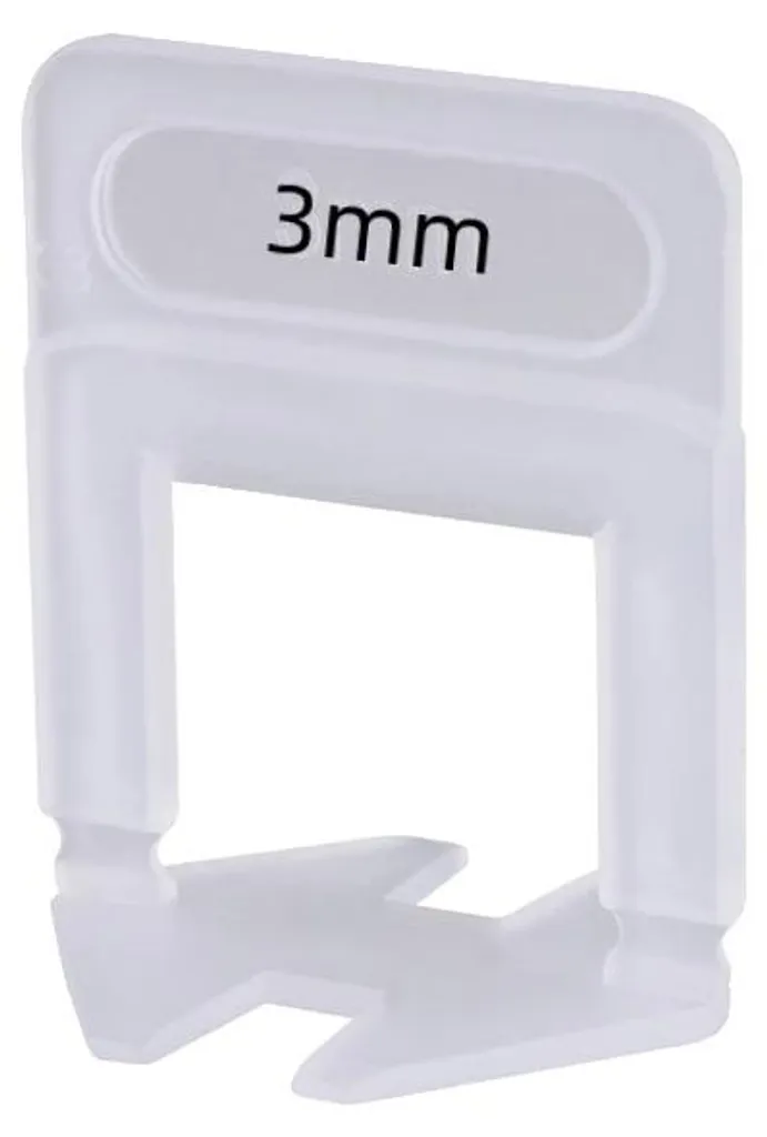 Éliminez les dénivelés de carrelage avec 1200 clips de pose de 3 mm