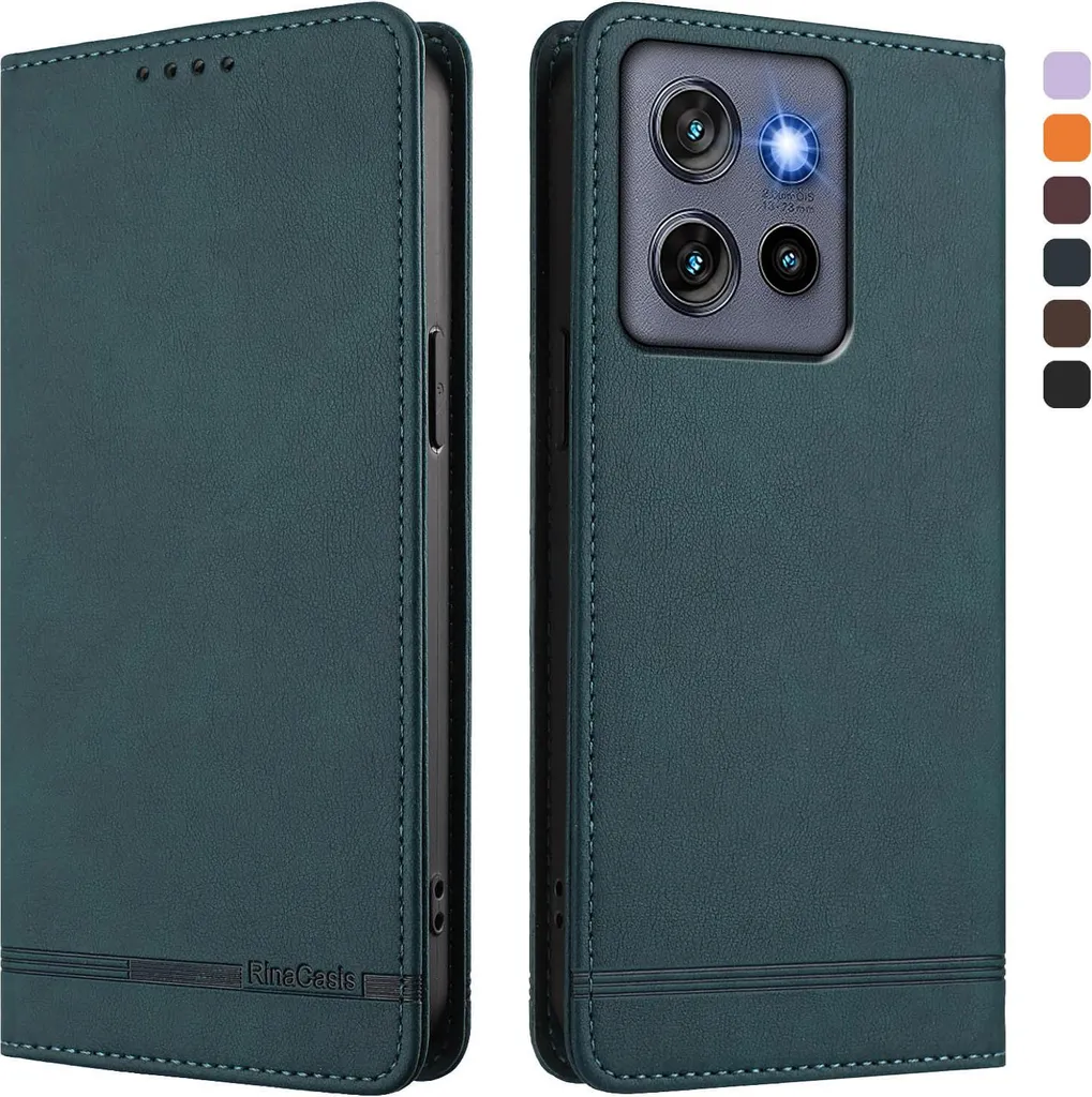 Cover Moto G Stylus 5G 2025 Verde | Protezione 360 e Slot Carte Premium