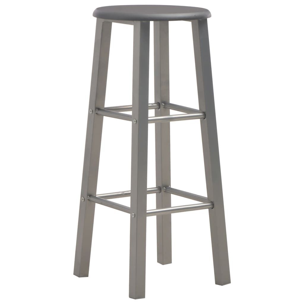 "SALE 2026"2er Set Barhocker - Tresenhocker - Barstuhl - multifunktional& Moderne - Anthrazit MDF - Barstühle klassischem Design DE5494160