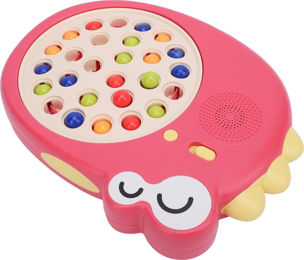 Essstäbchen-Lernspielzeug für Kinder, Dinosaurier-Brett, Perlenspiel, Farbsortierung für die frühe Bildung, Rot