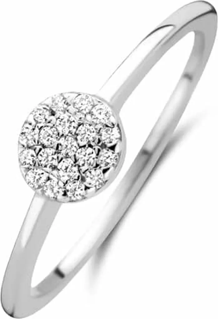 New Bling 9NB-0696-56 Anello in Argento 925 e Zirconi | Misura 56