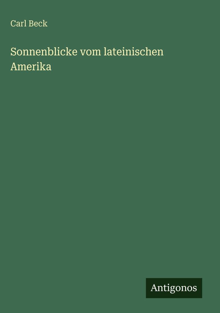 Sonnenblicke vom lateinischen Amerika
