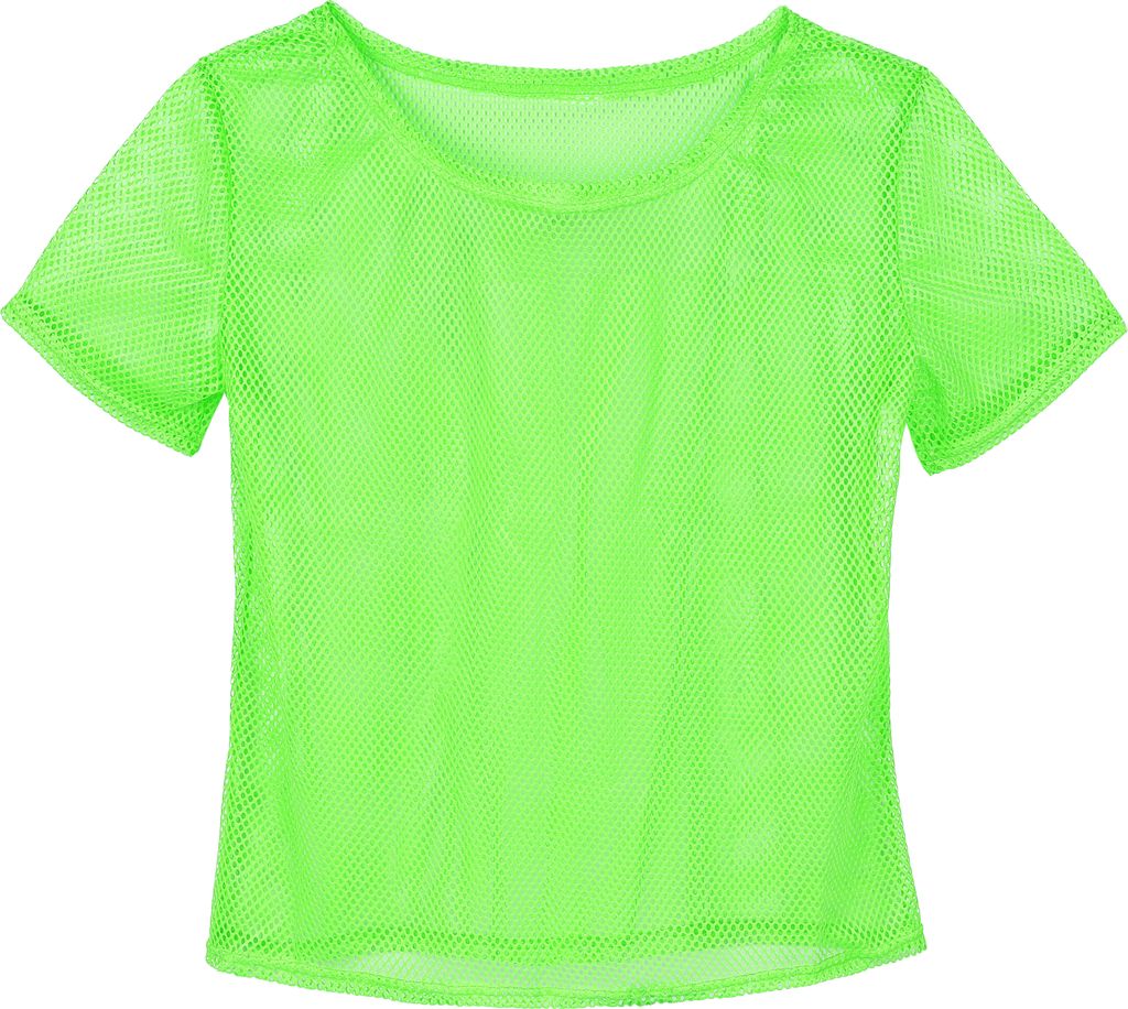 KarneLux Netzshirt Netztop Neon Grün - Festival Produktbild 
