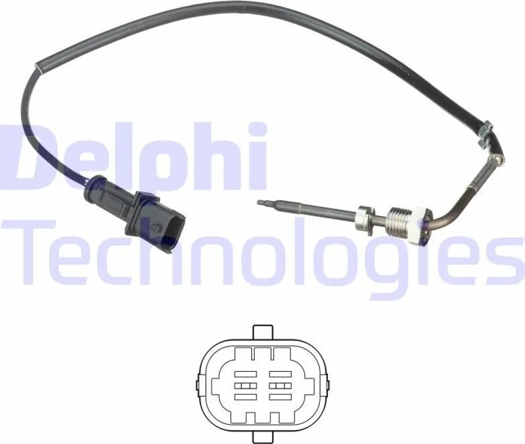 Supprimez le voyant moteur : Capteur Gaz Échappement Delphi TS30195 Jeep