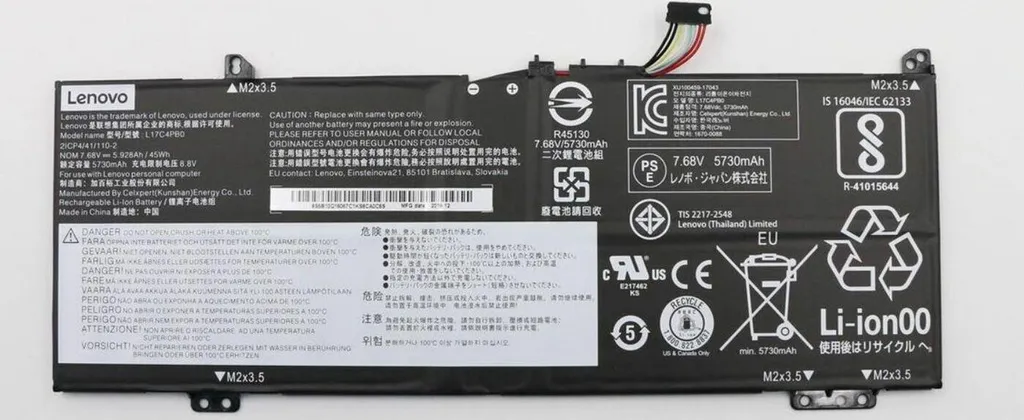 Lenovo L17C4PB0 Batterie Interne Li-ion 5B10W67428 pour 530S