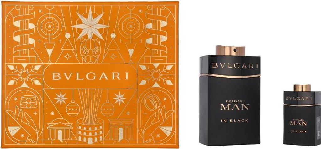 Bvlgari Man In Black Giftset Edp Spray 100ml/Edp Spray 15ml 115 ml