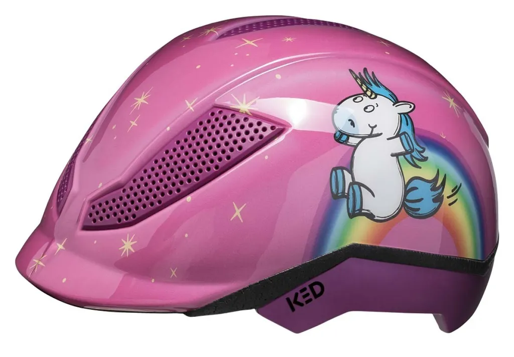 Casque de protection enfant KED PINA C&R UNICORN idéal vélo et cheval