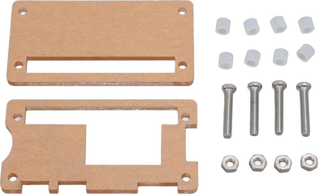 Gehäuse für Orange Pi Zero 2W Stabiles haltbares transparentes Acryl präzise Ausschnitte einfaches Entwicklungsboard Gehäuse