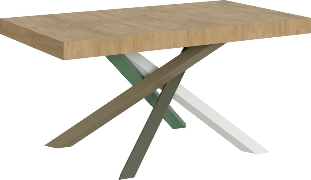 ITAMOBY - Ausziehtisch 160/420x90 cm Volantis Eiche Natur Tischbeinein 4/A Farbkombination