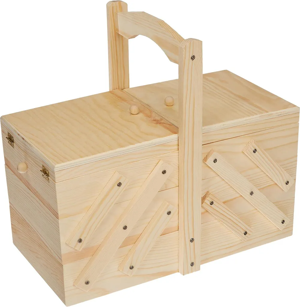 Boîte à couture en bois pour ne plus perdre vos aiguilles et bobines