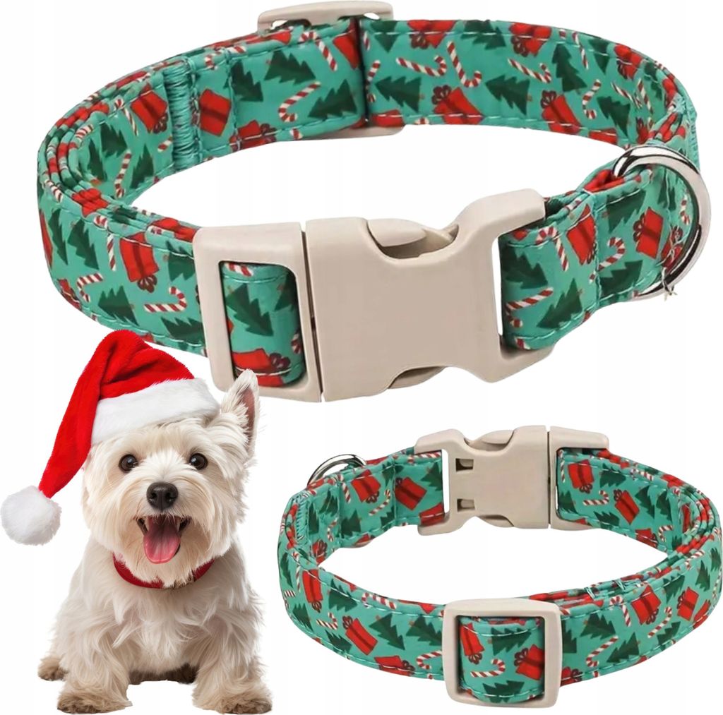 CHRISTMAS Halsband verstellbar CHOINS ideal für Weihnachten S 25-39cm