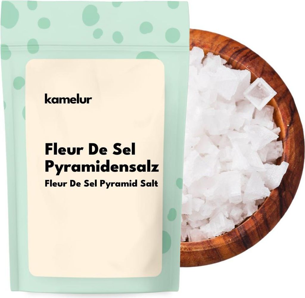 Kamelur Fleur de Sel - Pyramidensalz 200g Produktbild 